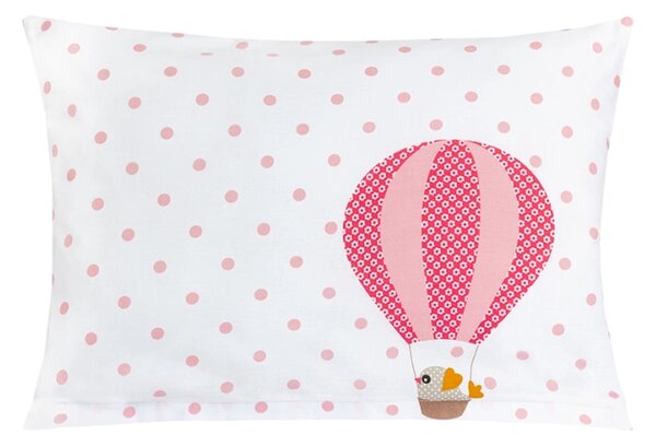 Bellatex Povláček bavlna 40x60cm na zip Balón růžová