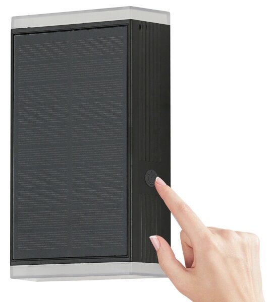 Brilagi - LED Solární nástěnné svítidlo SUN GUARD LED/2W/3,7V 2000 mAh IP45