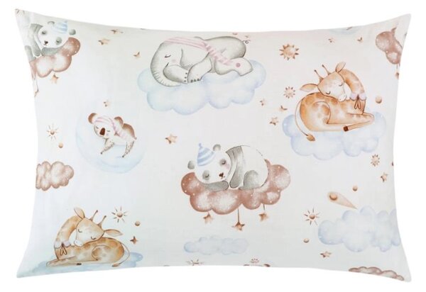 Bellatex Povláček bavlna 40x60cm na zip Zvířátko na obláčku
