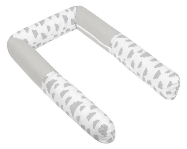 Bellatex Mantinel do dětské postýlky VÁLEC průměr 12x240 cm Mráček šedá, bílá