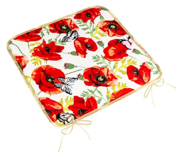 Bellatex Sedák BERTA hladký 40x40 cm Vlčí mák