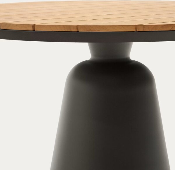 Teakový zahradní stůl Kave Home Tudons 120 cm