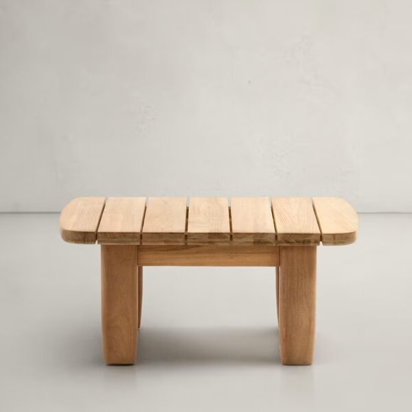 Teakový zahradní stolek Kave Home Tirant 70 x 70 cm