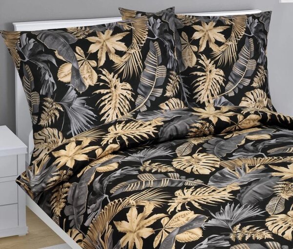 Bellatex Povlečení bavlněné Monstera rozměr 140x200, 70x90 cm