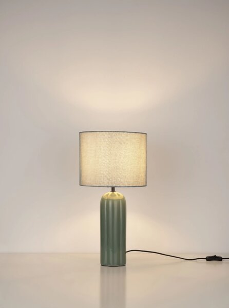 Nova Luce Stolní lampa VALENTO E27 1x12W Barva: Zelená
