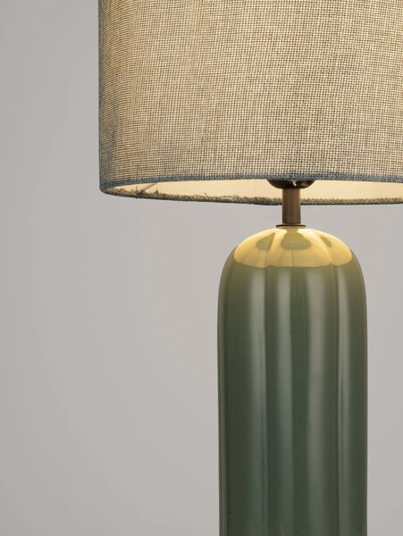 Nova Luce Stolní lampa VALENTO E27 1x12W Barva: Zelená