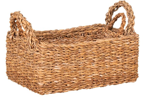 -25 % Dny MOMENTI– Nordic Living Set dvou dekorativních košů Morella 20x28/23x32 cm z přírodních vláken