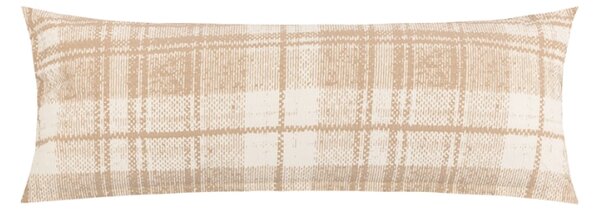 Bellatex POVLAK na relaxační polštář KREP Béžová,Bílá, rozměr 45x120 cm