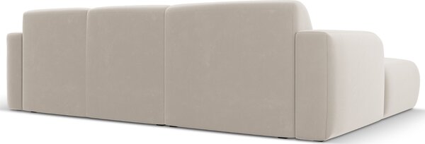 -25 % Dny MOMENTI– Windsor & Co Sametová rohová pohovka Lola 250 cm, levá