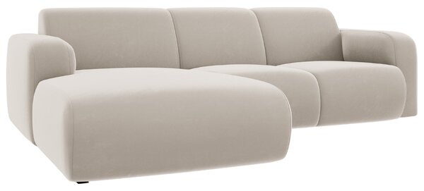 -25 % Dny MOMENTI– Windsor & Co Sametová rohová pohovka Lola 250 cm, levá