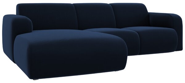 -25 % Dny MOMENTI– Windsor & Co Sametová rohová pohovka Lola 250 cm, levá