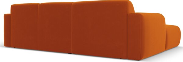 -25 % Dny MOMENTI– Windsor & Co Sametová rohová pohovka Lola 250 cm, levá