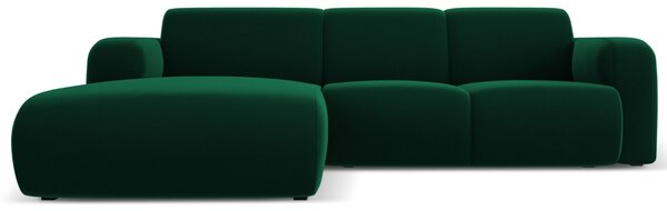 -25 % Dny MOMENTI– Windsor & Co Sametová rohová pohovka Lola 250 cm, levá