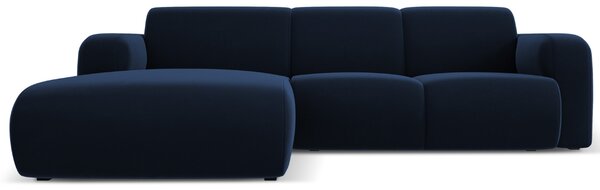 -25 % Dny MOMENTI– Windsor & Co Sametová rohová pohovka Lola 250 cm, levá