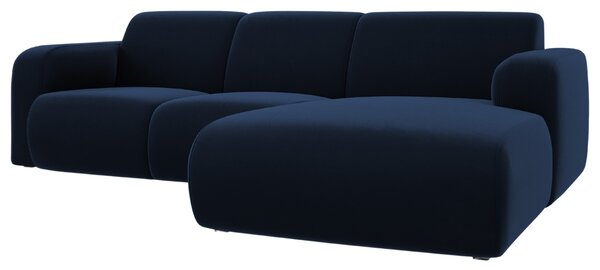 -25 % Dny MOMENTI– Windsor & Co Sametová rohová pohovka Lola 250 cm, pravá