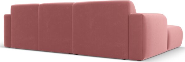 -25 % Dny MOMENTI– Windsor & Co Sametová rohová pohovka Lola 250 cm, levá