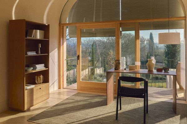 Kave Home Dubová knihovna Arelida 185 x 90 cm