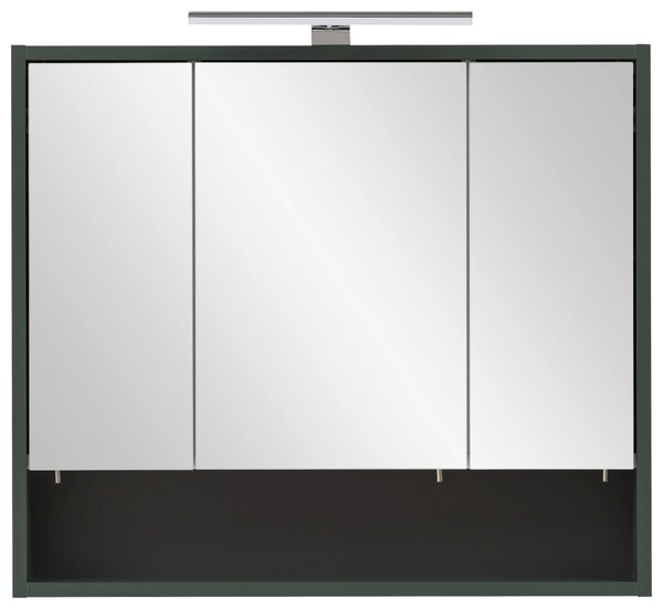 ZRCADLOVÁ SKŘÍŇKA, lesní zelená, 70/64,2/16 cm Stylife - Koupelnové série
