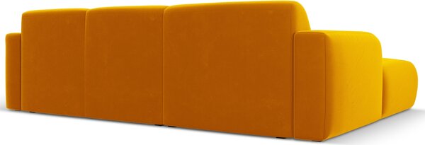 -25 % Dny MOMENTI– Windsor & Co Sametová rohová pohovka Lola 250 cm, levá