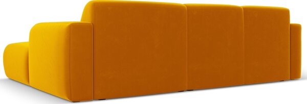 -25 % Dny MOMENTI– Windsor & Co Sametová rohová pohovka Lola 250 cm, pravá