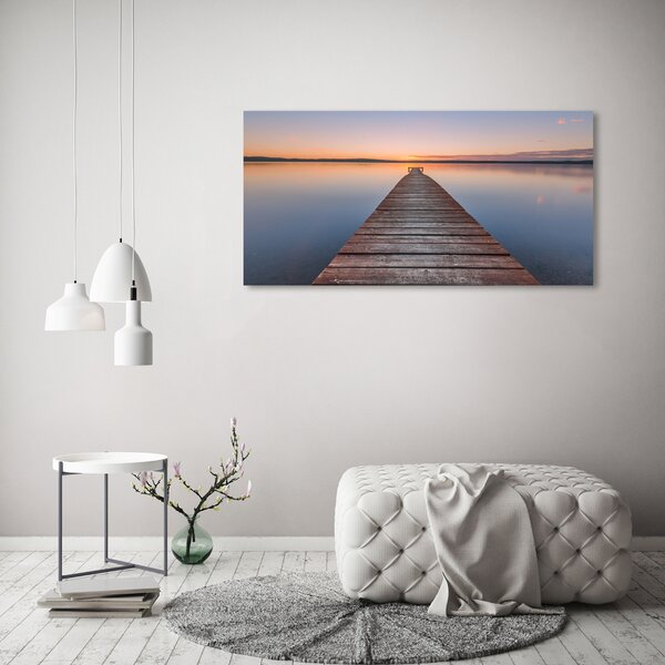 Foto obraz canvas Dřevěné molo oc-104578164
