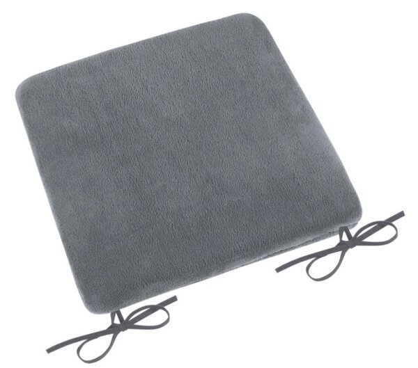 Bellatex Sedák hladký Korall micro 40x40 cm Šedá