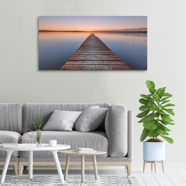 Foto obraz canvas Dřevěné molo oc-104578164