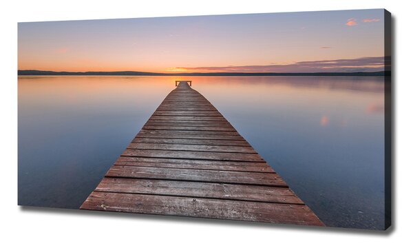 Foto obraz canvas Dřevěné molo oc-104578164