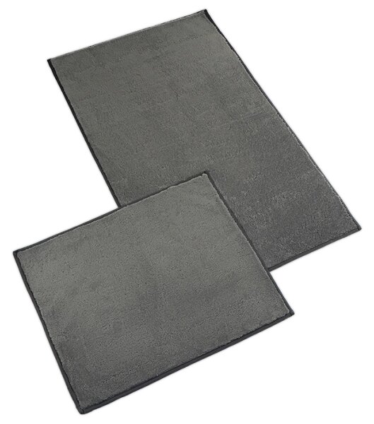 Bellatex koupelnové předložky BANYGOLD bez výkroje sada 60x100, 60x50 cm Tmavě šedá