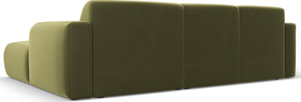 -25 % Dny MOMENTI– Windsor & Co Sametová rohová pohovka Lola 250 cm, pravá