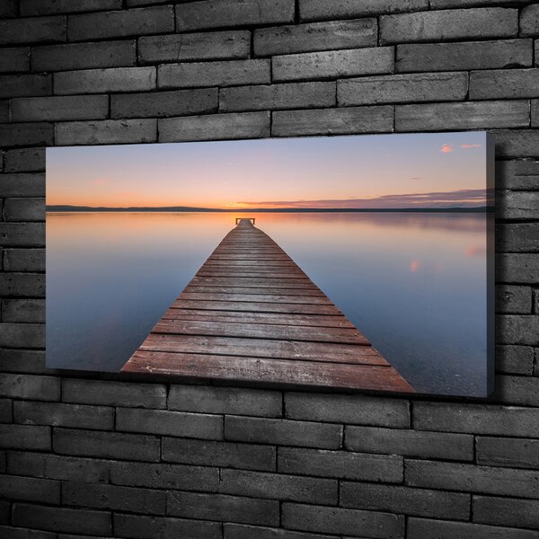 Foto obraz canvas Dřevěné molo oc-104578164