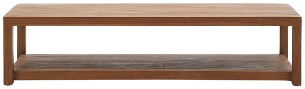 Hnědý teakový konferenční stolek Kave Home Sashi 150 x 70 cm