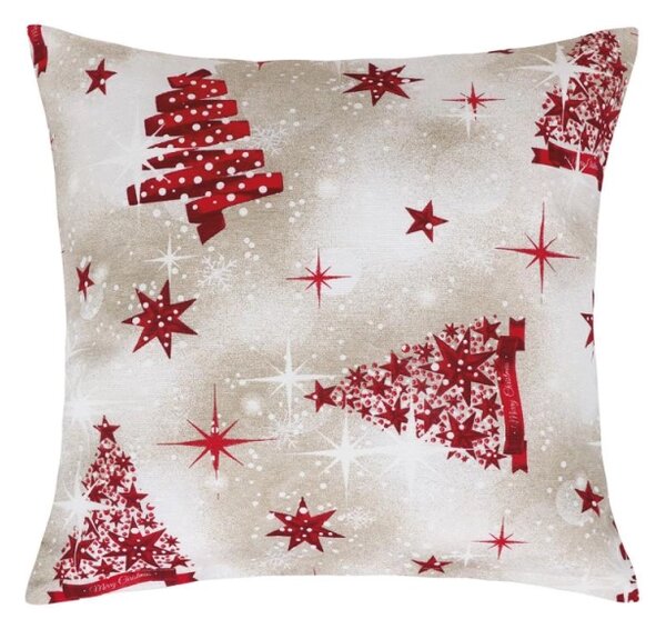 Bellatex Povláček Vánoce 45x45 cm Vánoce stromek Zelená