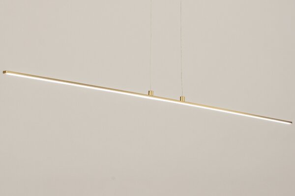 Závěsné stmívatelné LED svítidlo na lanku Revollte Line Gold (LMD)