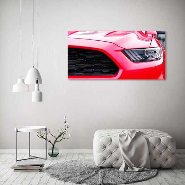 Foto obraz na plátně Červený Mustang oc-104676754