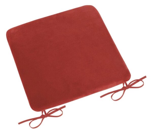 Bellatex Sedák hladký Korall micro 40x40 cm Terrakota