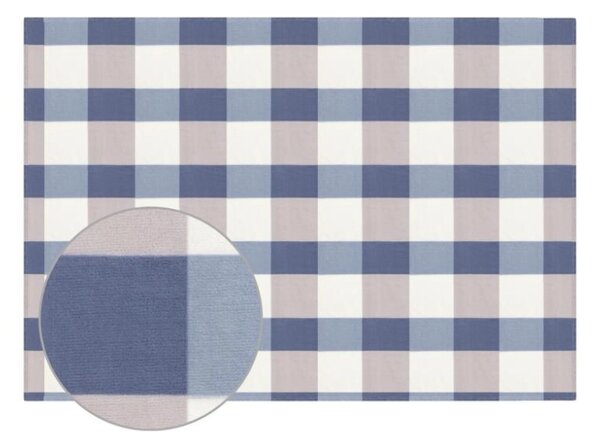 Bellatex Přikrývka Kemping PLUS 150x200 cm Kostka Modrá