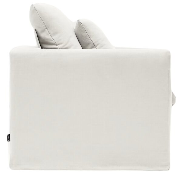 Krémově bílé čalouněné křeslo Kave Home Nora 92 cm