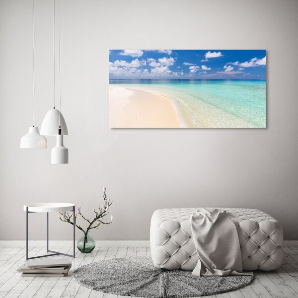 Foto obraz canvas Pláž na Maledivách oc-104787561