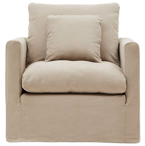 Béžové čalouněné křeslo Kave Home Nora 92 cm