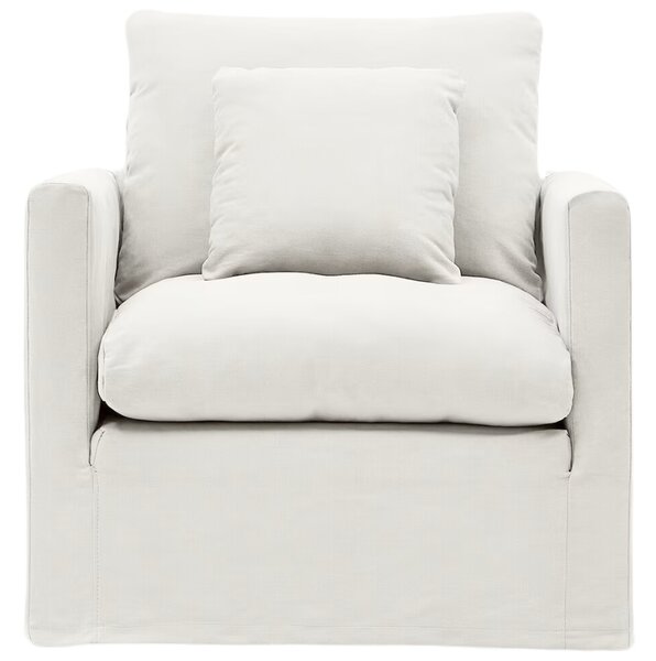 Krémově bílé čalouněné křeslo Kave Home Nora 92 cm