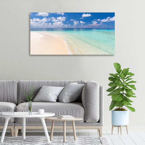 Foto obraz canvas Pláž na Maledivách oc-104787561