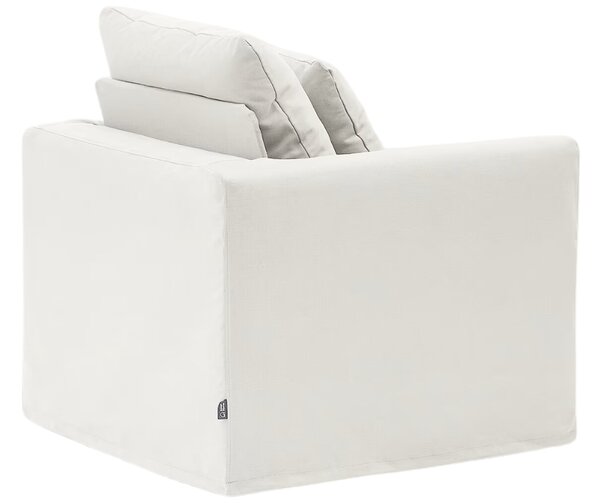 Krémově bílé čalouněné křeslo Kave Home Nora 92 cm