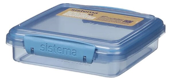 Sistema Svačinový box na toast Ocean Bound Sandwich 450 ml, modrá