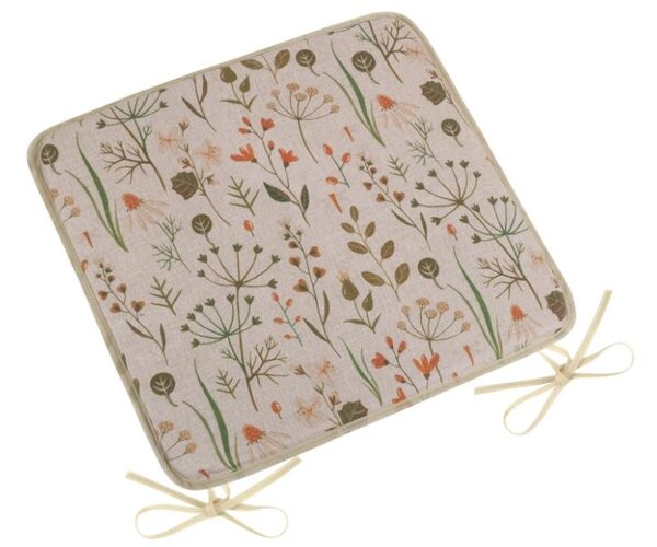 Bellatex Sedák DITA hladký 40x40 cm Větvička Béžová,Zelená,Oranžová