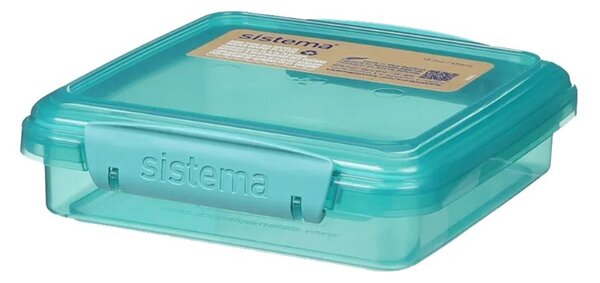 Sistema Svačinový box na toast Ocean Bound Sandwich 450 ml, zelená
