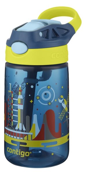 Contigo Dětská láhev Gizmo Flip 420 ml, Blue Nautical Space