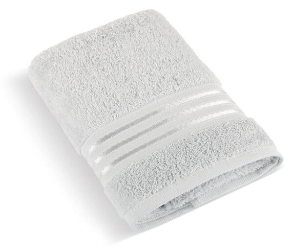 Bellatex Froté ručník a osuška kolekce Linie světlá šedá rozměr 50x100 cm
