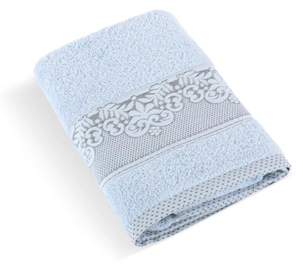 Bellatex Froté ručník a osuška kolekce Orchidea světle modrá rozměr 50x100 cm