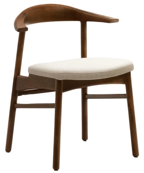 Hnědá dubová jídelní židle Kave Home Timons